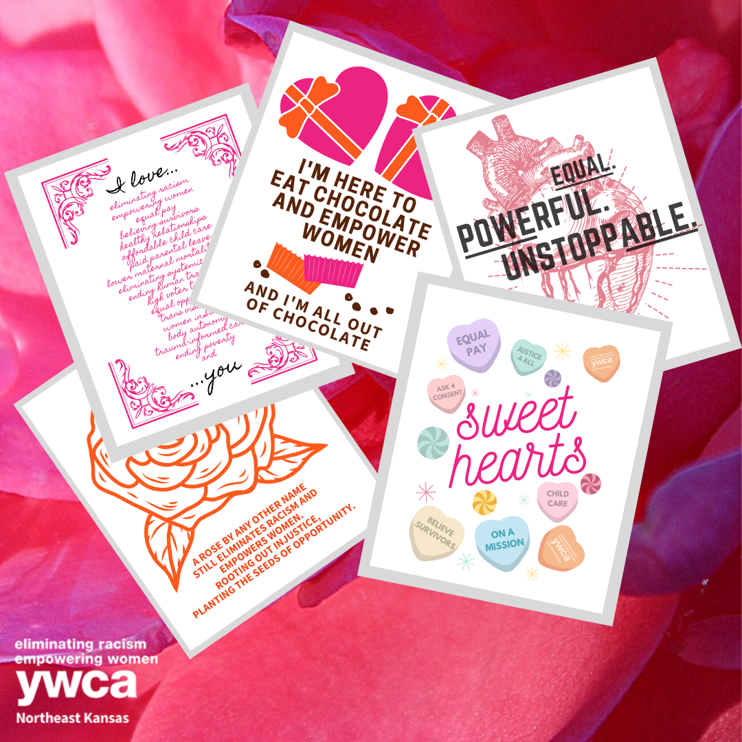 YWCA Valentines Samples